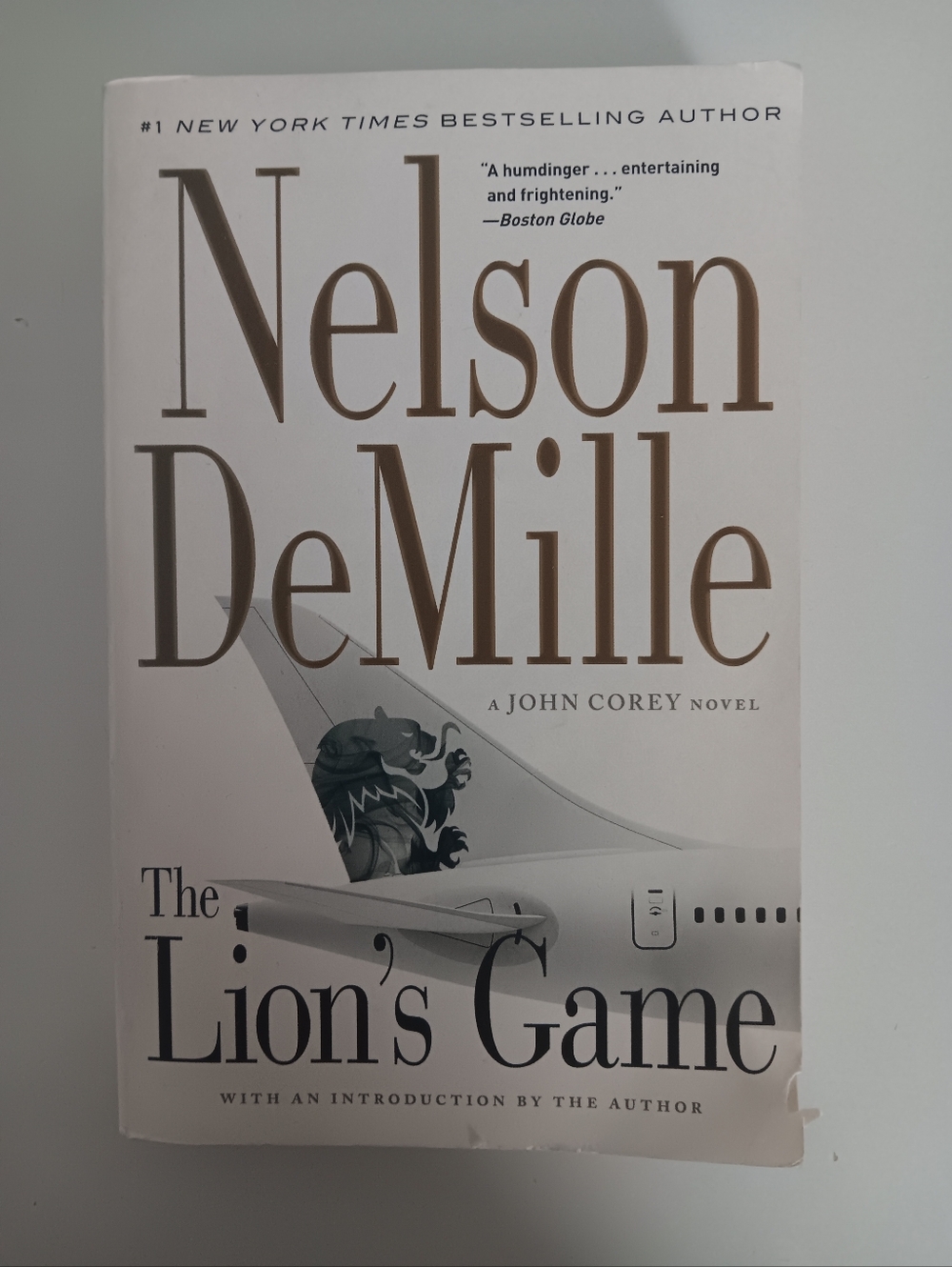 The Lion's Game Paperback Book By Nelson Demille